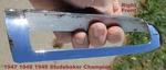 1947 1948 1949 Studebaker Champion Right Front Parking Light Chrome Bezel. Fixed Price $65.00.