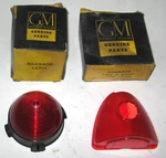 Nos 1953 Chevrolet Tail Light Lens Upper 5943403 & Middle 5943406 In Boxes. Fixed Price $45.00.