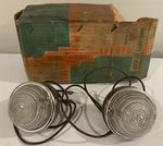 Nos 1950 1951 1952 Chevrolet Car Back-up Lamp Pair Part # 986408 W/ Instructions. Fixed Price $349.00.