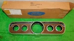 1965 1966 Mustang Gt Pony Nos Wood Grain Gauge Instrument Cluster Housing Bezel. Fixed Price $449.00.