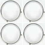 1958-1982 Corvette Headlight Headlamp Bulb Retaining Rings Bezels Set 4 Four New. Fixed Price $56.43.