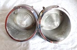 1963-1967 Chevy Chevrolet Corvette Taillights Chrome Housing Backup Reverse Oe. Fixed Price $80.00.