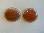 Vw Volkswagen Bus Pair With Right & Left Amber Turn Signal Blinker Lens Oem Nos. Fixed Price $47.50.