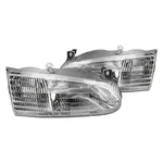 Headlight Set Ford Windstar 95-97 Lh Rh Front Factory Halogen 114-00249L. Fixed Price $92.01.