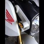 Perfect Fit 2013-2019 Honda Grom Front Amber Flush 12 Led Turn Signals Blinkers. Fixed Price $22.79.