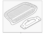 Genuine Nissan Center High Mount Stop Light 26590-1KA0C. Fixed Price $293.02.
