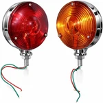 Round Side Marker Light Red/amber Lamp Dual Face Truck, Trailer, Tractor 2 Pcs. Fixed Price $40.49.