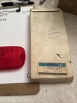 1960 - 1963 1966 Chevrolet Pickup Taillight Lens Gm # 5952677 New Old Stock. Fixed Price $68.31.