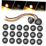 3/4" Strobe+marker Dual Function Mini Pack Of Smoked Lens Amber (20 Pcs). Fixed Price $47.13.