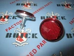 1942-1948 And 1955 Buick Rear Fender Tail Lamp Reflectors, Pair. Fixed Price $16.50.