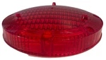 Weldon 1020R Round 7" Replacement Red Warning Light Lens. Fixed Price $15.00.