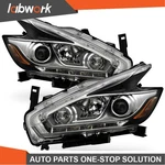 Labwork Headlight For Nissan Murano 2015-2018 Halogen Led Drl Projector Lh+rh. Fixed Price $229.21.