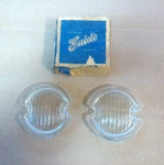 Nos Vintage 1952 1953 Olds Pair Guide Glass Backup Light Lenses B3. Fixed Price $42.99.