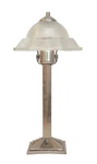 Deco Design Lamp Light Table "artemis" Nickel Vintage. Fixed Price $291.89.