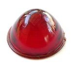 Vintage Red Doray Lamp Co? BL-25-D Glass Marker/clearance Light/ Housing 1/2". Fixed Price $12.50.