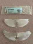1955 Chevrolet Bel Airparking Lamp Lens (2) Gm Restoration Part, Guide F1-55. Fixed Price $21.00.