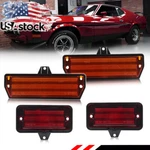 4PCS Amber Front & Red Rear Bumper Side Marker Lights 1971-1973 Ford Mustang. Fixed Price $59.99.