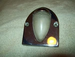 1950 & 51 Plymouth License Lamp Bezel Lens New Pn 1343283. Fixed Price $75.00.