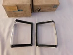 Nos Oem 1972 Chevrolet Chevy Camino Park Light Lamp Bezels + Chevelle Wagon. Fixed Price $179.00.