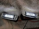 Hella Led Licence Plate Light X2 010278311 Or 278-30. Fixed Price $30.00.
