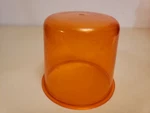 Nos Vintage Amber Beacon Light Lens..police..emergency Fire. Fixed Price $39.99.