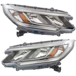 Driver And Passenger Side Headlights For Honda Cr-v 2015-2016 Halogen W Bulbs Lx. Fixed Price $267.79.