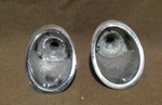 1958-1962 Corvette C1 Parking Lamps Lights Turn Signals Bezels. Fixed Price $24.99.