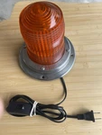 Amber Vintage Arrow Safety Beacon 20025 Mount Holly. Fixed Price $29.00.
