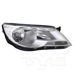Headlight Assembly-capa Certified Tyc 20-9051-00-9 Fits 09-11 Vw Tiguan. Fixed Price $223.10.