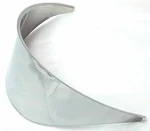 Round 5-3/4 Headlight Visor 2-1/4 Depth Stainless 9.5 Tip To GG#92486. Fixed Price $15.38.