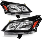 2PCS/PAIR For 2013-2017 Chevy Traverse Premier 3.6L Black Amber Headlight Lamp. Fixed Price $220.99.