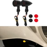 2PCS Black Bullet Led Turn Signal Running Lights Ford Coupe 1934. Fixed Price $22.19.