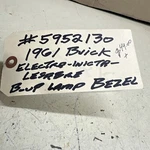 Gm 5952130 Back Up Lamp Bezel Or 1961 Buick Electra, Inicta, Lesabre Nos. Fixed Price $44.00.