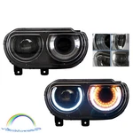 For Dodge Challenger 08-14 Lamps Projector Drl Sequential Black Headlights. Fixed Price $619.99.