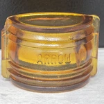 Vintage Arrow A604 Amber Glass Lite Lens Car Truck ( 2 3/8" X 1 6/8") *read. Fixed Price $35.00.