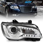 For Chrysler 300C 2015-2023 Chrome Halogen Headlight Led Drl Passenger Right. Fixed Price $85.99.