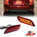 2PCS Red Led Rear Bumper Foglight Brake Tail Lights For 2008-UP Subaru Impreza. Fixed Price $22.99.