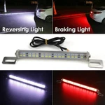 30-LED Car License Plate Backup Reverse Brake Rear Light Lamp Bar Red+white. Fixed Price $7.82.
