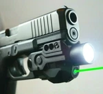 Tactical Green Laser Light Combo Led Pistol Gun Strobe Rechargeable Battery FL-8. Fixed Price $72.99.