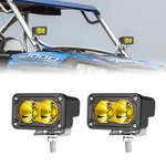 3" Yellow Spot Led Pods 80W Off-road Driving Lights For Polaris Rzr Can-am. Fixed Price $35.80.