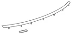 Genuine Volkswagen High Mount Lamp 3G8-945-087-A. Fixed Price $199.69.