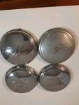 Vintage 1956 Metropolitan Nash Center Hubcaps 9" Set Of 4. Fixed Price $325.99.