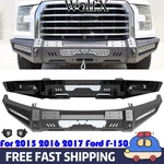 Steel Front Bumper W/ Led Pod Lights 2015 2016 2017 Ford F-150 Powder-coated. Fixed Price $459.99.