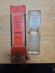 Chevrolet 1947-48 Parking Lamp Lens Right Or Left PL-703 Lynx Eye Nib. Fixed Price $27.00.