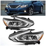 Halogen Headlight Headlamp W/o Led Chrome For Nissan Altima 2016-2018 Left&right. Fixed Price $109.99.
