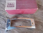Nos 1953 Ford Right Hand Front Parking Lamp Light Door Bezel Nib. Fixed Price $39.99.