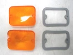 1962 1963 Ford Fairlane Amber Park Light Lens Pair New *. Fixed Price $22.99.
