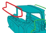 Brothers Trucks W753VDX Windshield Seal - One Piece Window Deluxe. Fixed Price $49.95.
