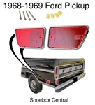 1968 - 1969 Ford Pickup Truck Bed Side Reflector Kit New Pair. Fixed Price $49.88.