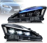 For 2006-2013 Lexus IS250 IS350 Isf W/startup Vland Headlights Projector Led Drl. Fixed Price $373.49.